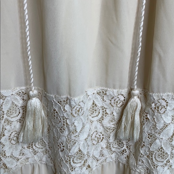 Flying Tomato dress prairie Boho ivory Small - Picture 7 of 9